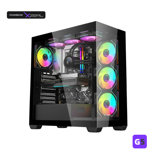 PC Gamer KRON PCKRON-7 ATX Intel Core Ultra 7 GeForce RTX 5070 Memoria RAM y SSD Configurable Enfriamiento Líquido ARGB Windows 11 Prueba