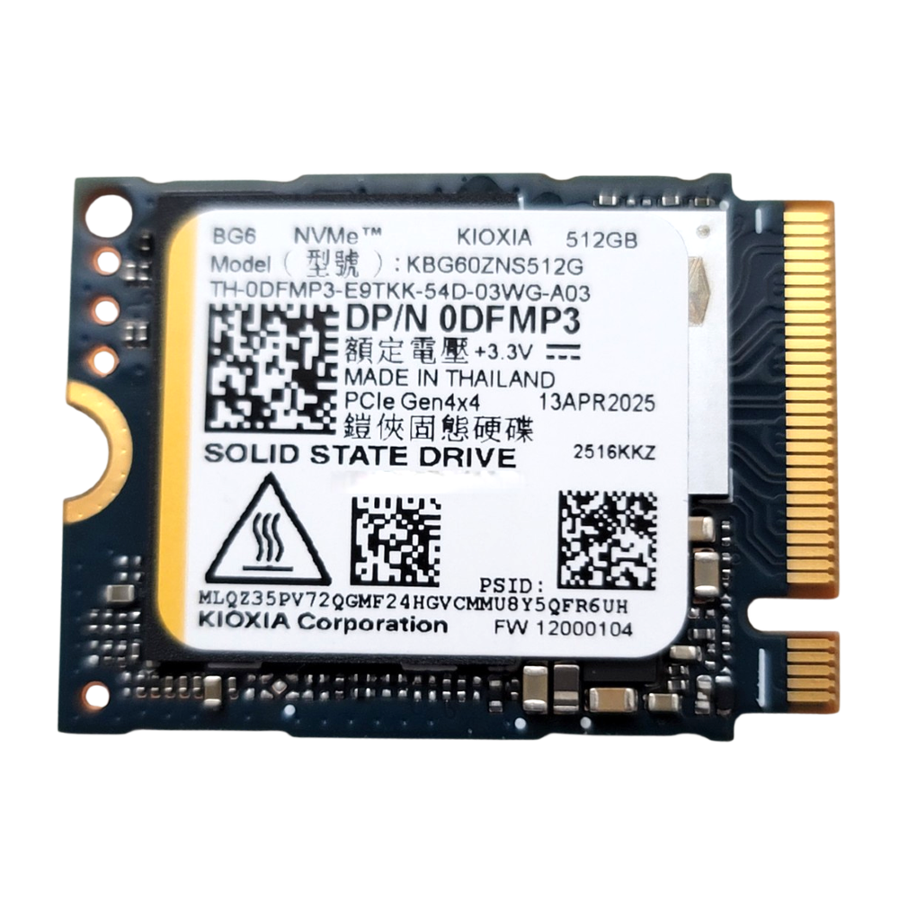 Unidad de Estado Sólido (SSD) Kioxia BG6 | 512GB | M.2 2230 | NVMe Gen4 x4
