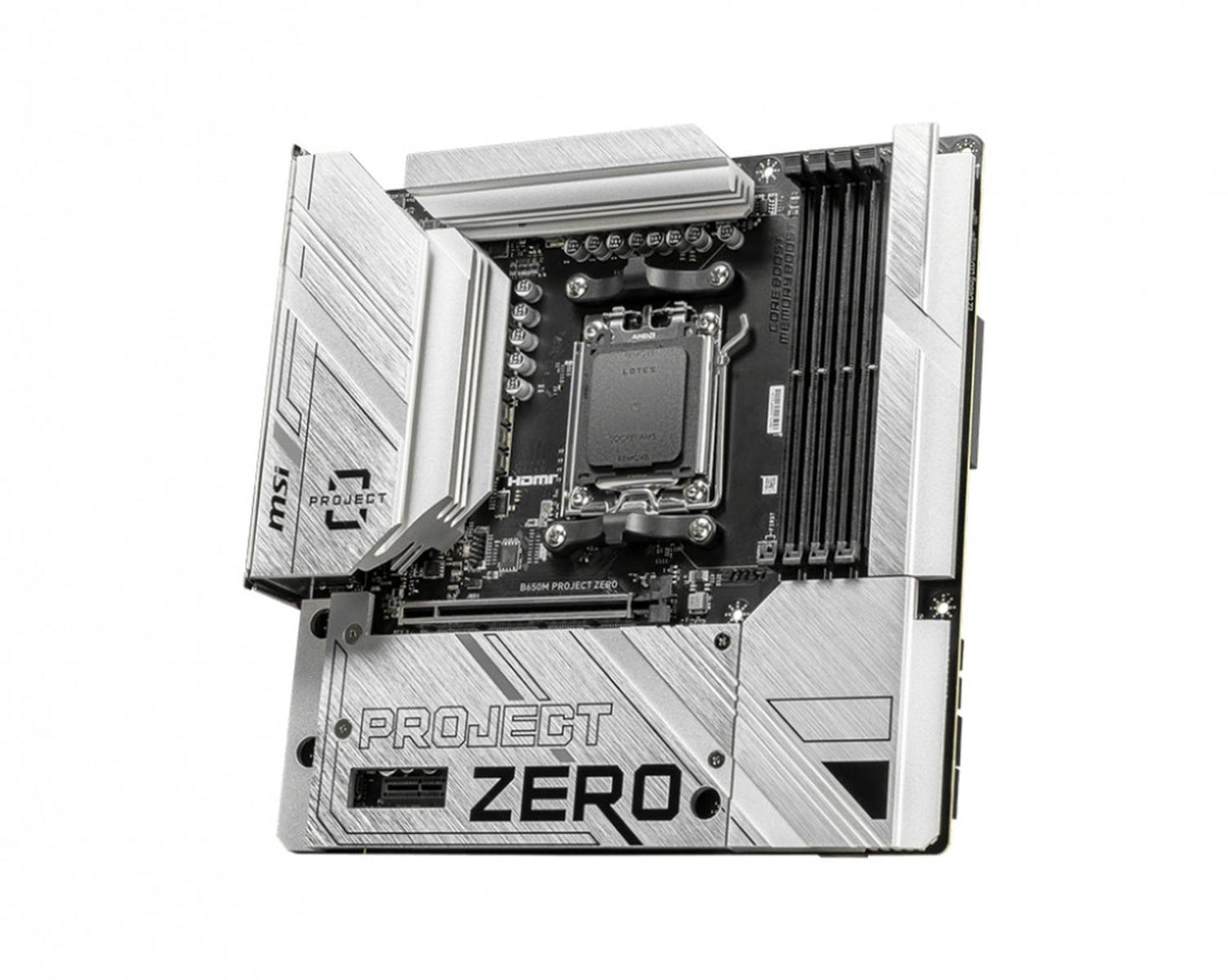 Tarjeta Madre MSI Micro-ATX B650M PROJECT ZERO, S-AM5, AMD B650, HDMI, 256GB DDR5 para AMD