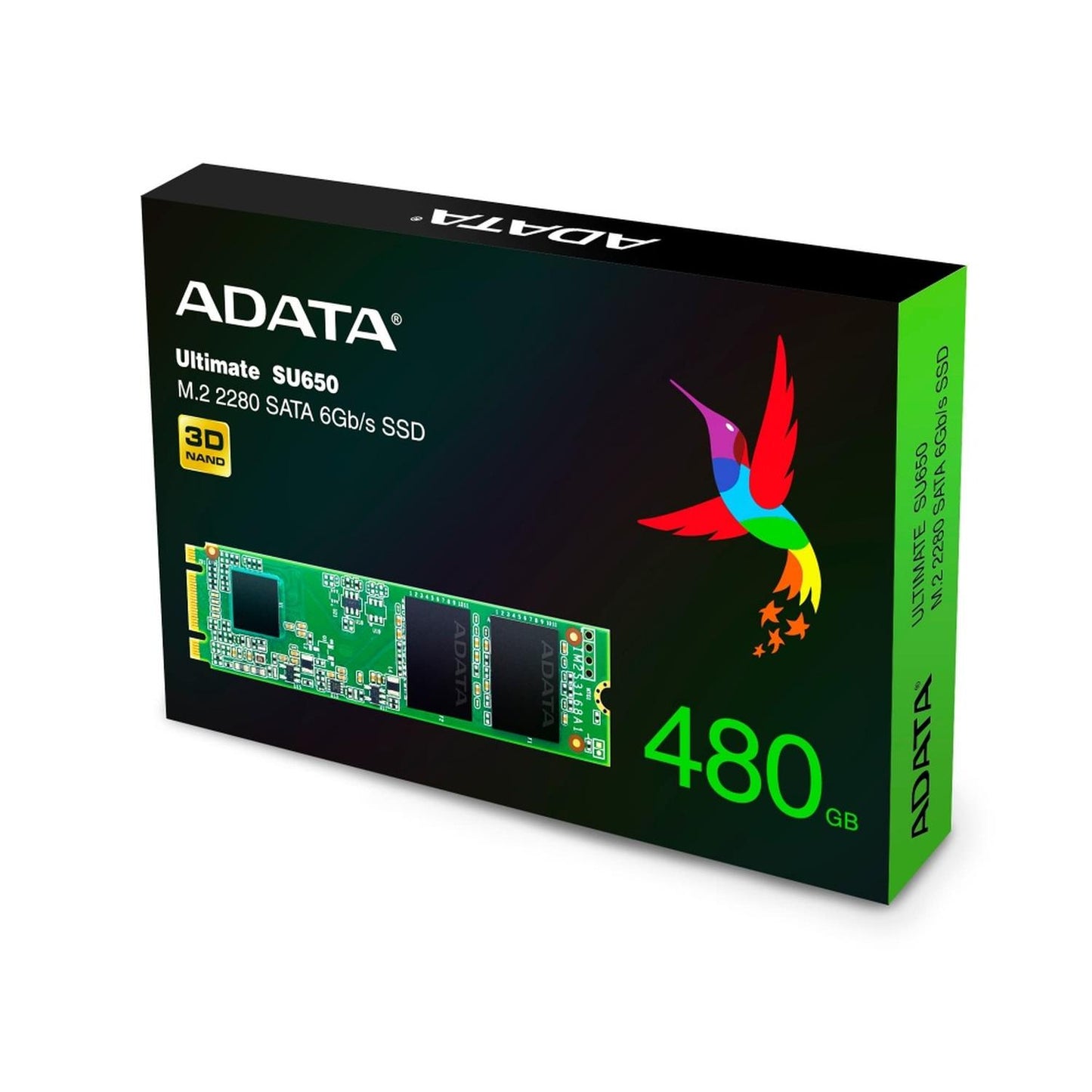 SSD Adata Ultimate SU650 3D TLC, 480GB, SATA III, M.2