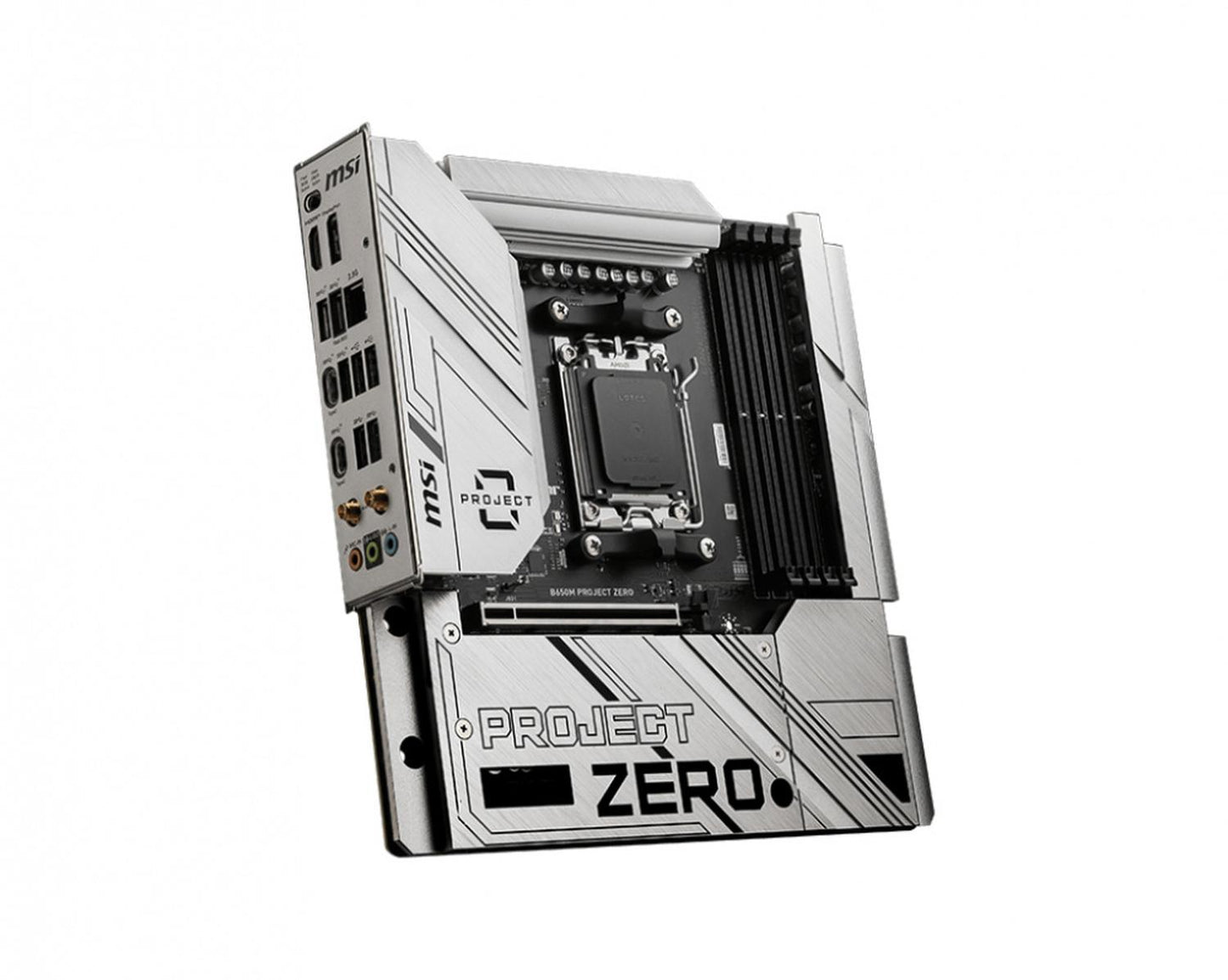 Tarjeta Madre MSI Micro-ATX B650M PROJECT ZERO, S-AM5, AMD B650, HDMI, 256GB DDR5 para AMD