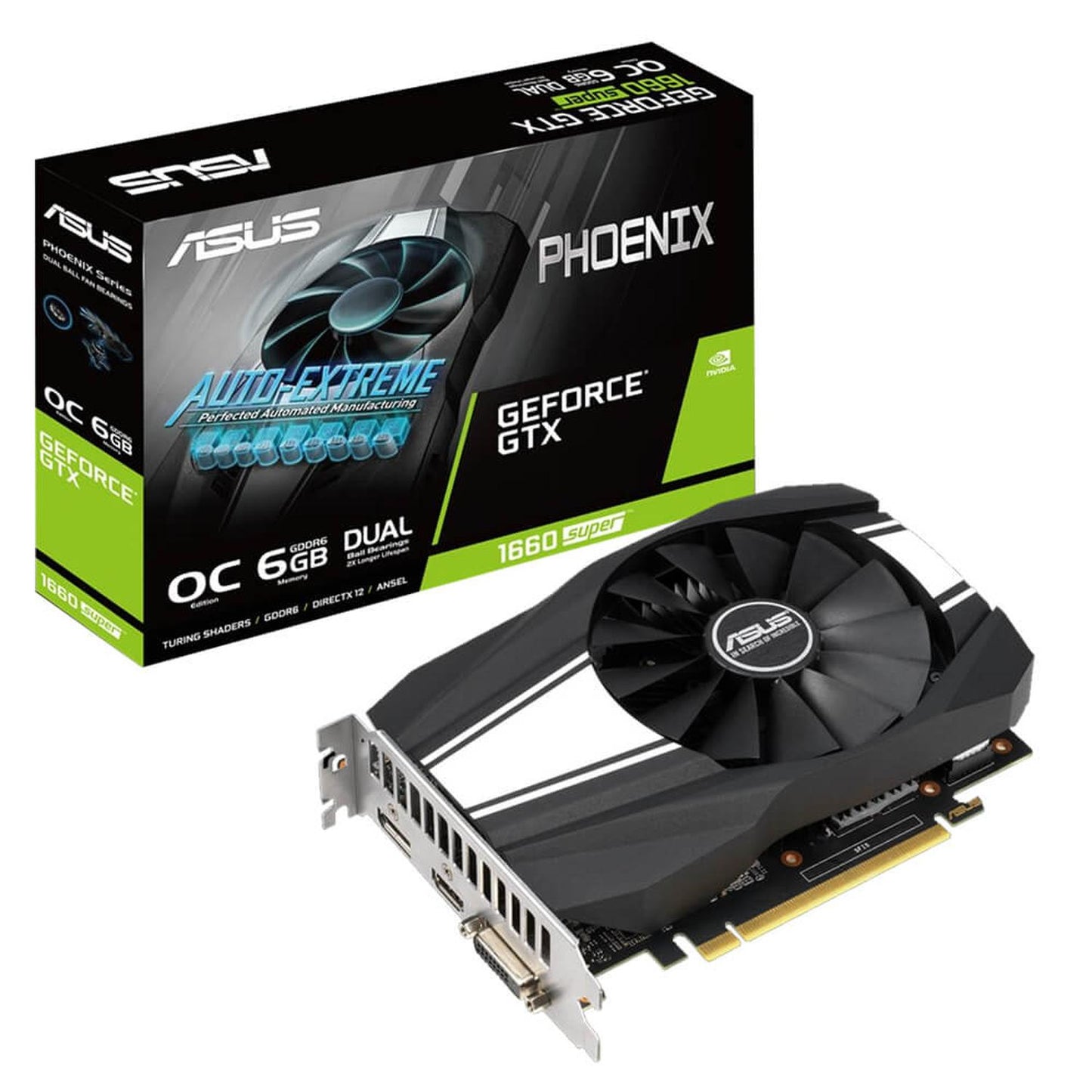 Tarjeta de Video ASUS NVIDIA GeForce GTX 1660 SUPER Phoenix OC, 6GB 192-bit GDDR6, PCI Express 3.0