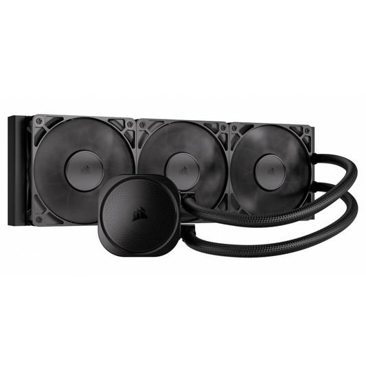 Sistema de Enfriamiento Líquido - Corsair Nautilus 360 RS | 3 Ventiladores RS120 | Negro
