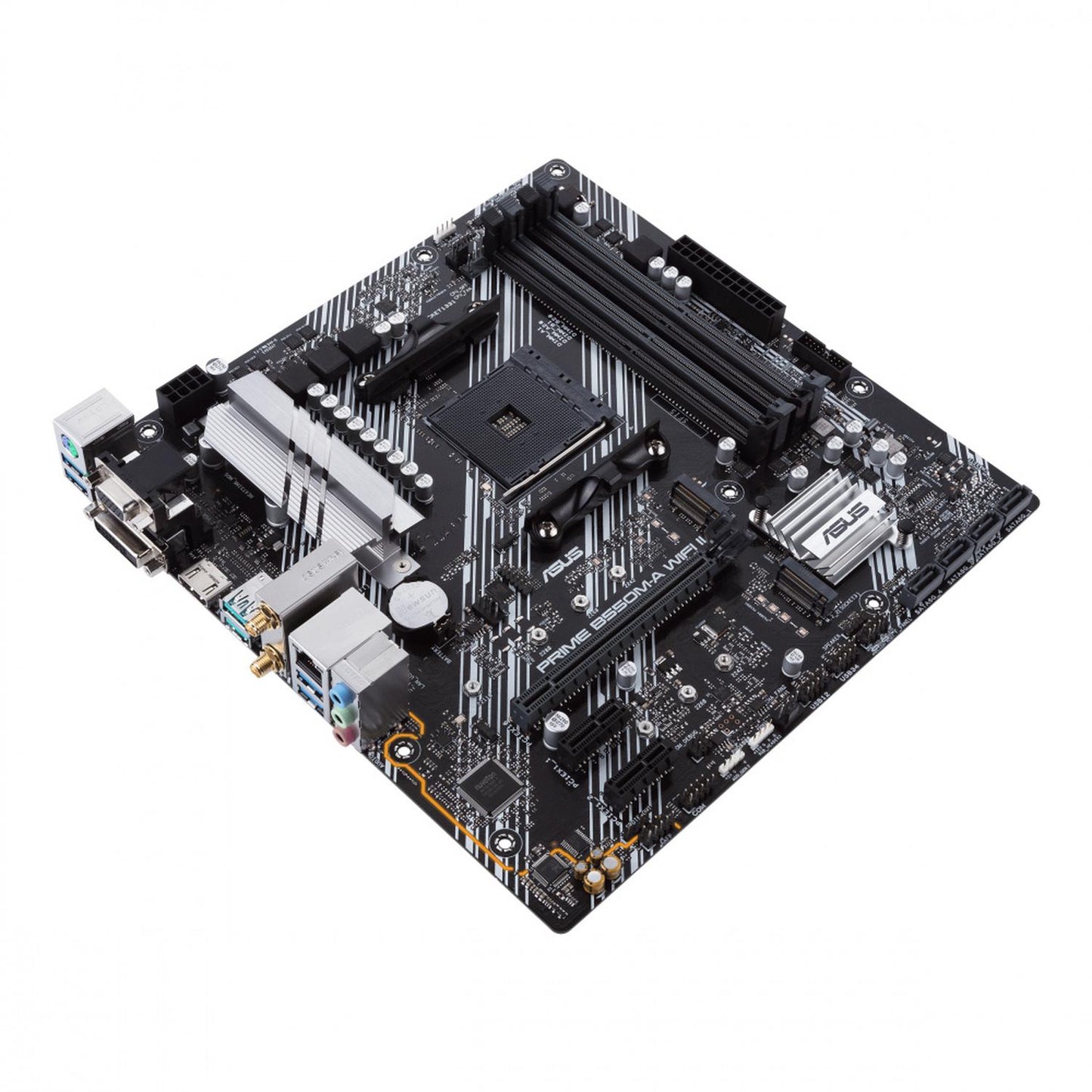 Tarjeta Madre ASUS Micro-ATX PRIME B550M-A WIFI II, S-AM4, AMD B550, HDMI, 128GB DDR4 para AMD ― Requiere Actualización de BIOS para la Serie Ryzen 5000