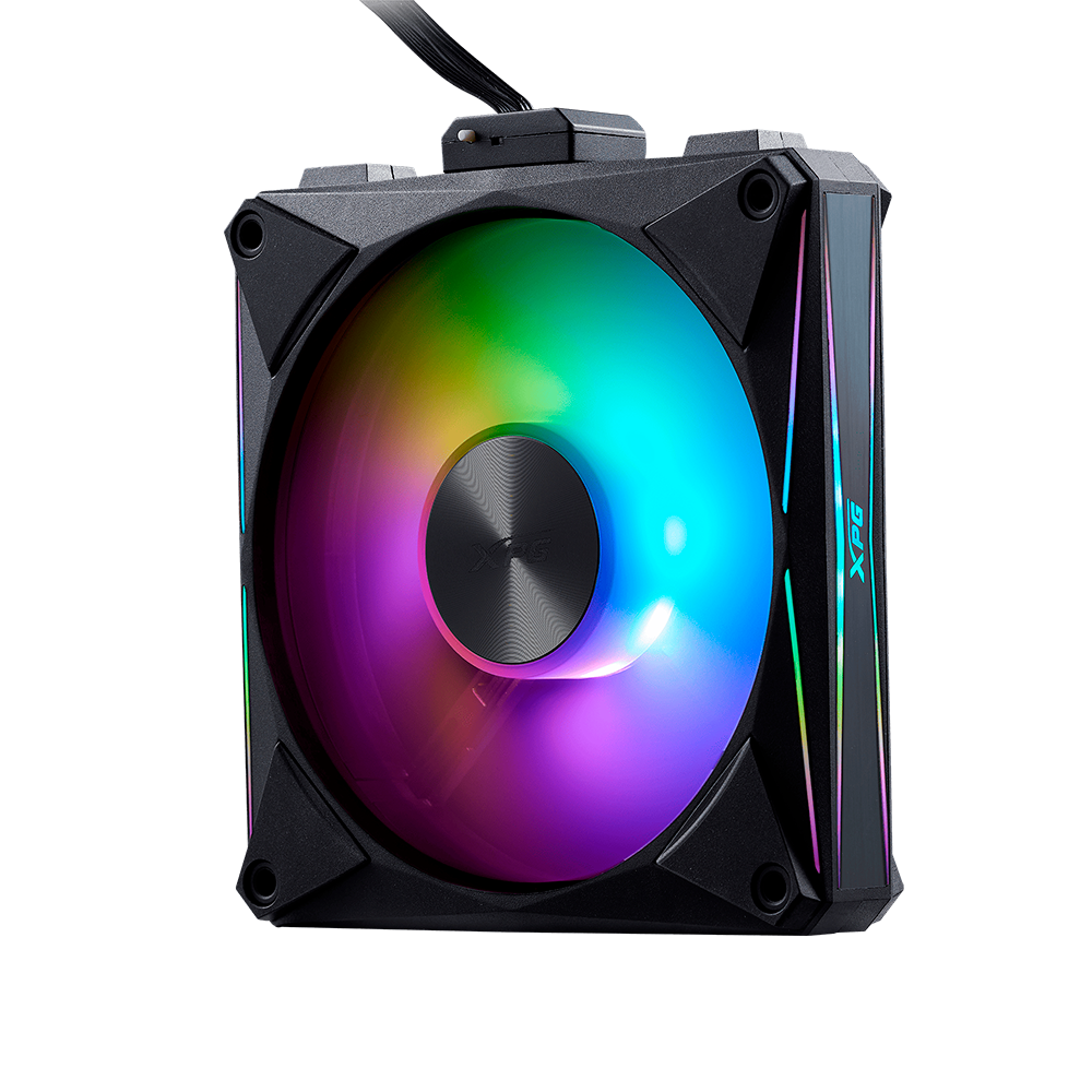 Kit de Ventiladores - XPG HURRICANE MAG 120 | 120mm | Pack de 4 | PWM ARGB | Negro