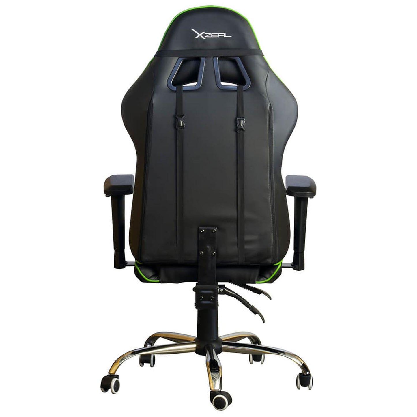 XZEAL Silla Gamer XZ10, hasta 115KG, Negro/Verde