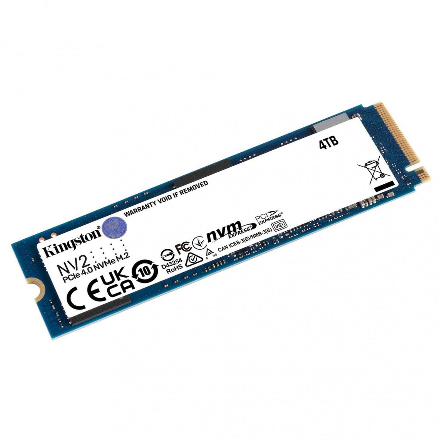 SSD Kingston NV2 NVMe, 4TB, PCI Express 4.0, M.2