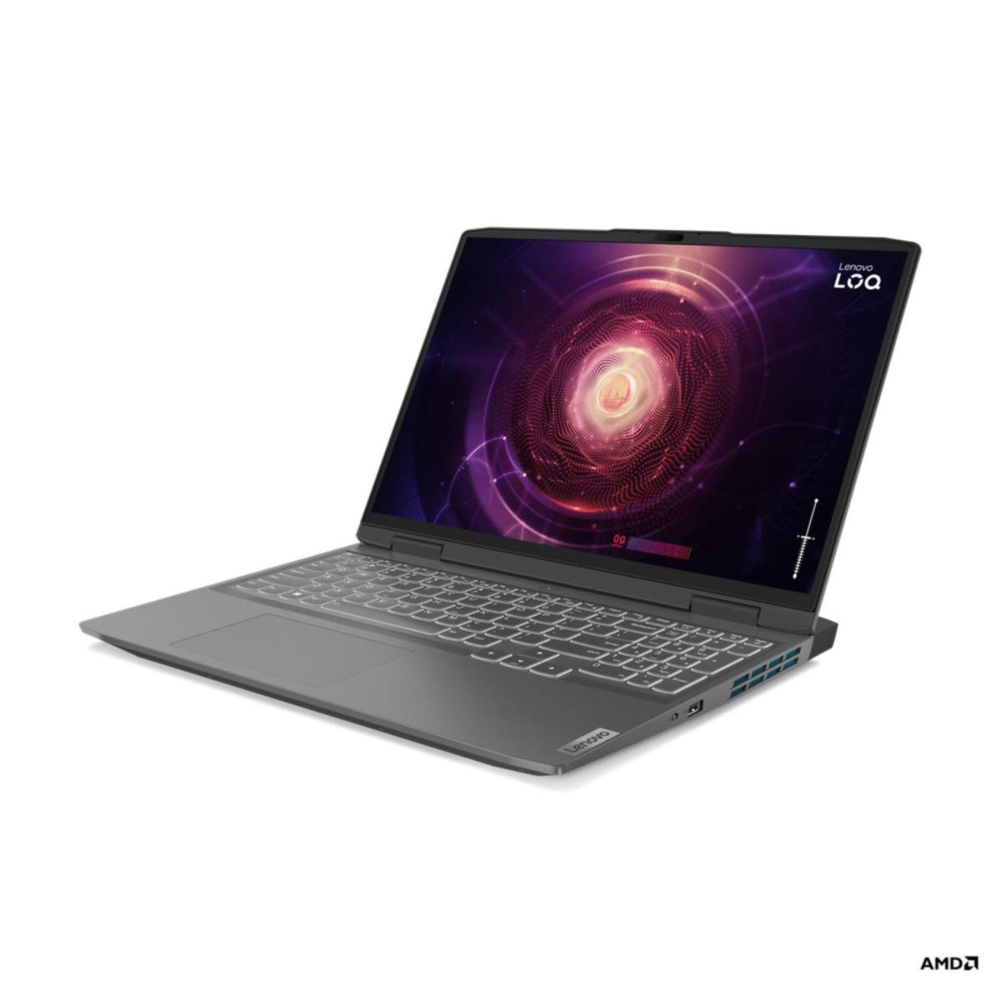 Laptop Gamer Lenovo LOQ 16APH8 16" WUXGA, AMD Ryzen 5 7640HS 4.30GHz, 16GB, 512GB SSD, NVIDIA GeForce RTX 4050, Windows 11 Home 64-bit, Español, Gris