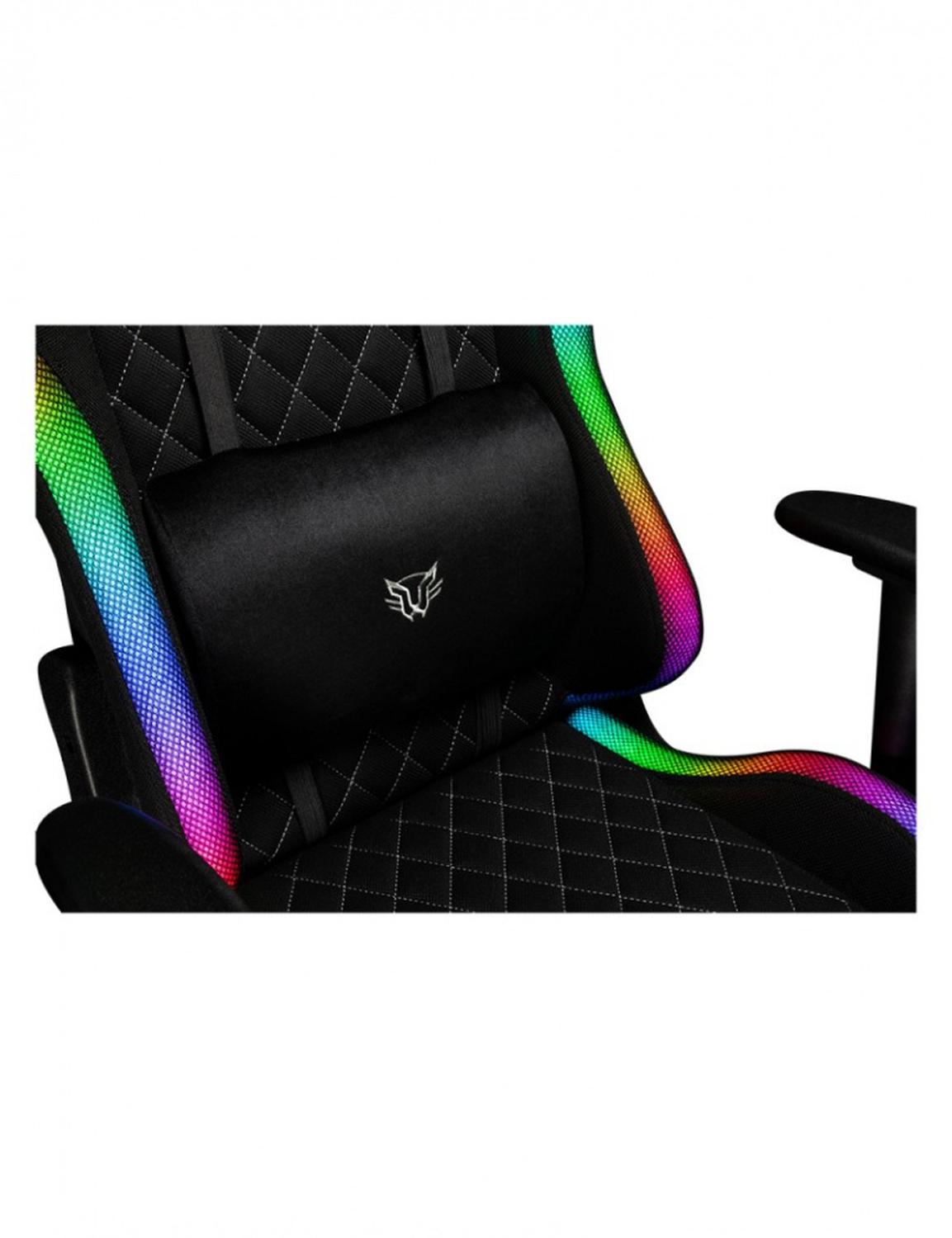 Balam Rush Silla Gamer Lighting Rush Azender RGB, hasta 120Kg, Negro