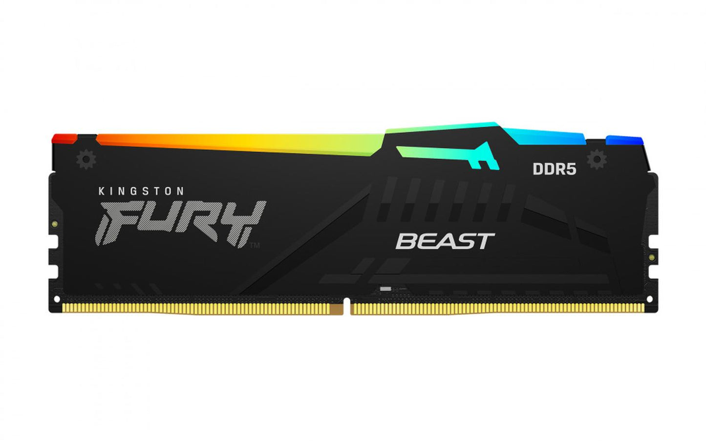 Memoria RAM Kingston FURY Beast RGB DDR5, 5200MHz, 32GB, Non-ECC, CL40, XMP